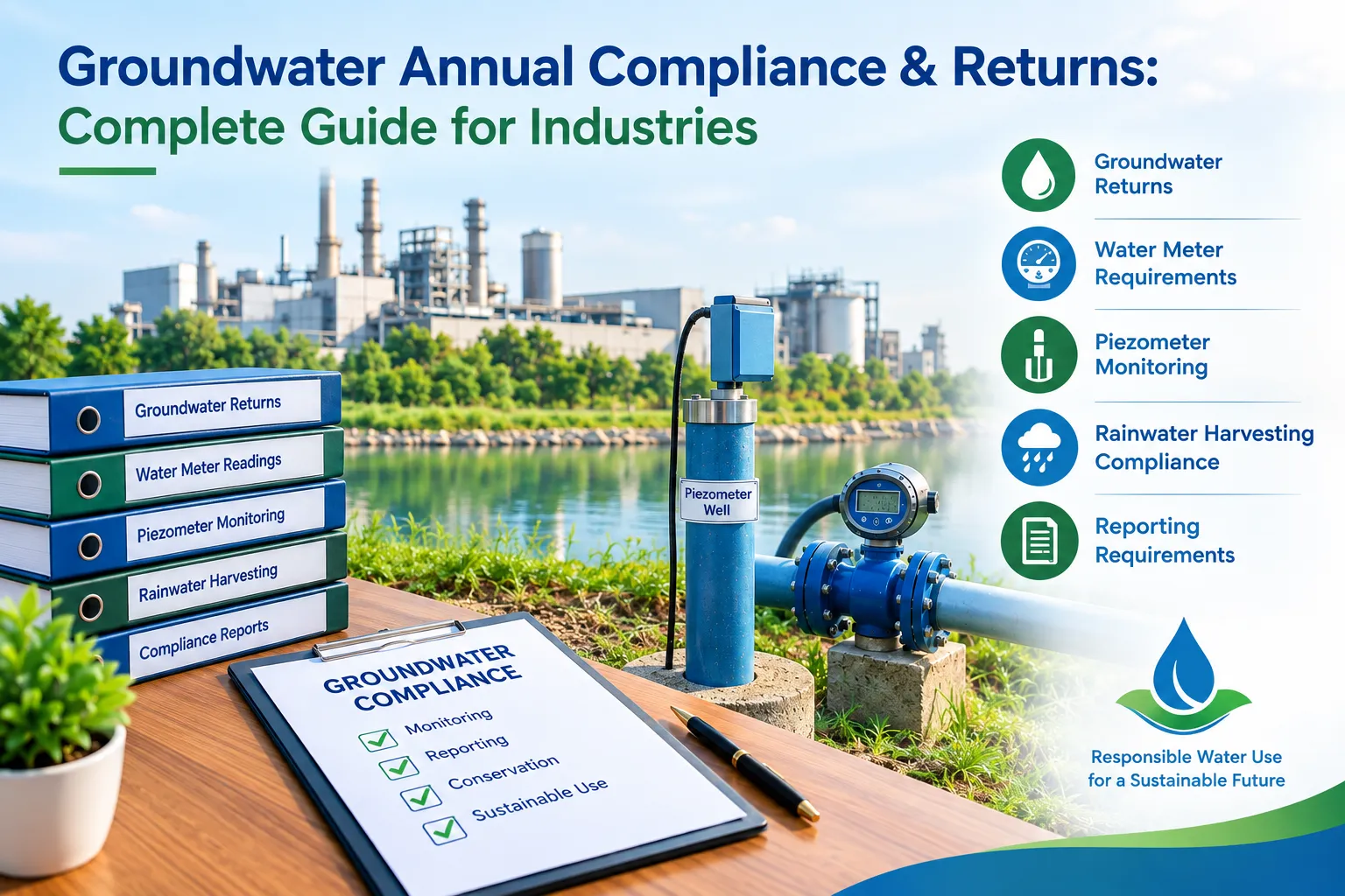 Groundwater annual compliance and returns requirements for industries