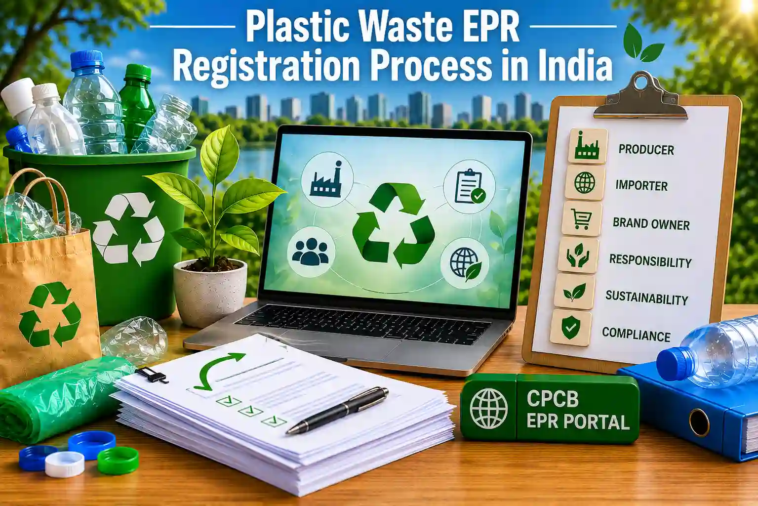 Extended Producer Responsibility registration for plastic waste management