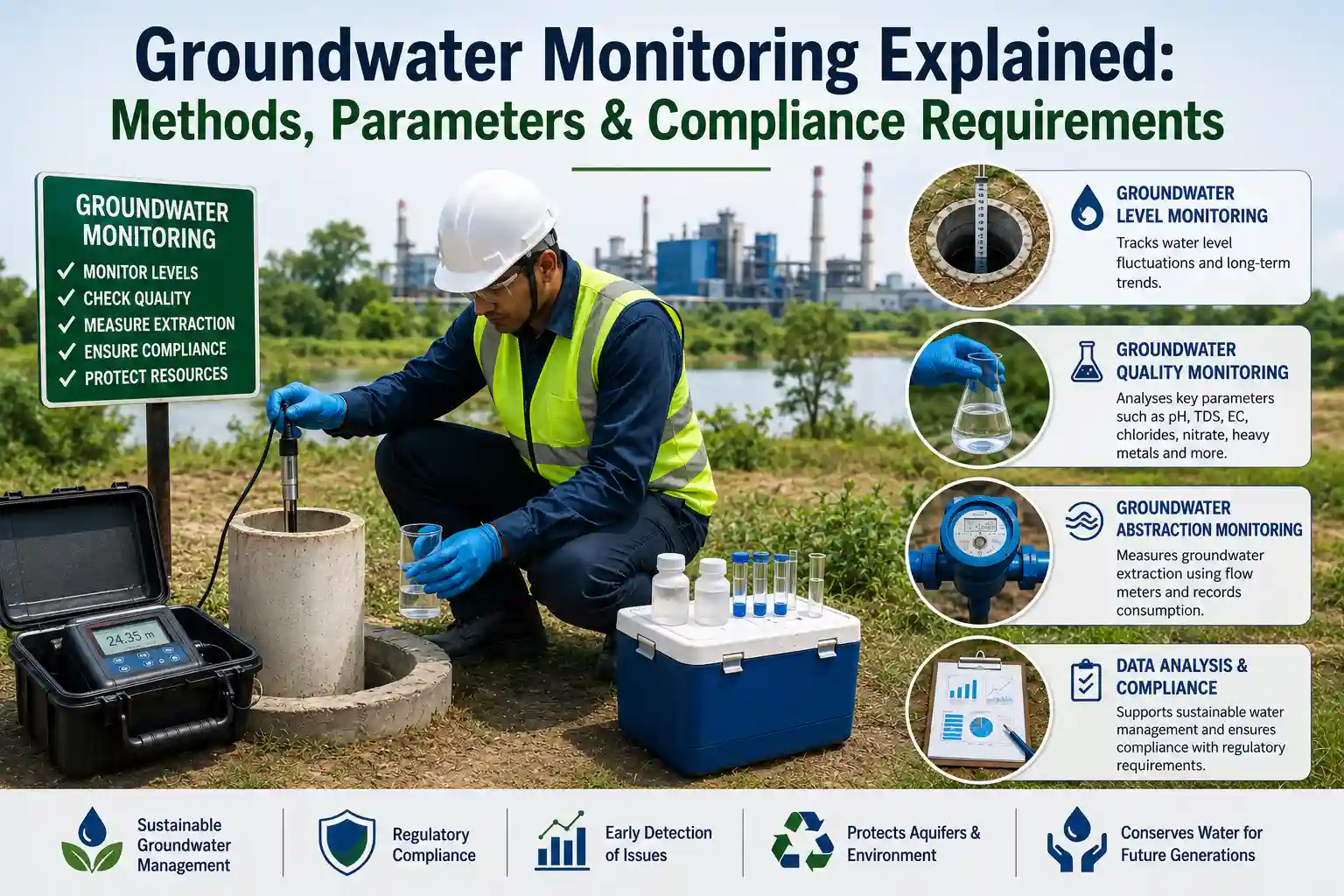 Groundwater monitoring for sustainable water management