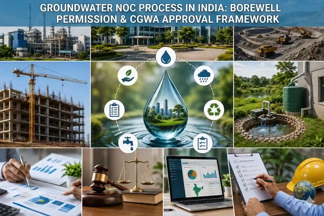 Groundwater NOC Process in India: Borewell Permission & CGWA Approval Framework