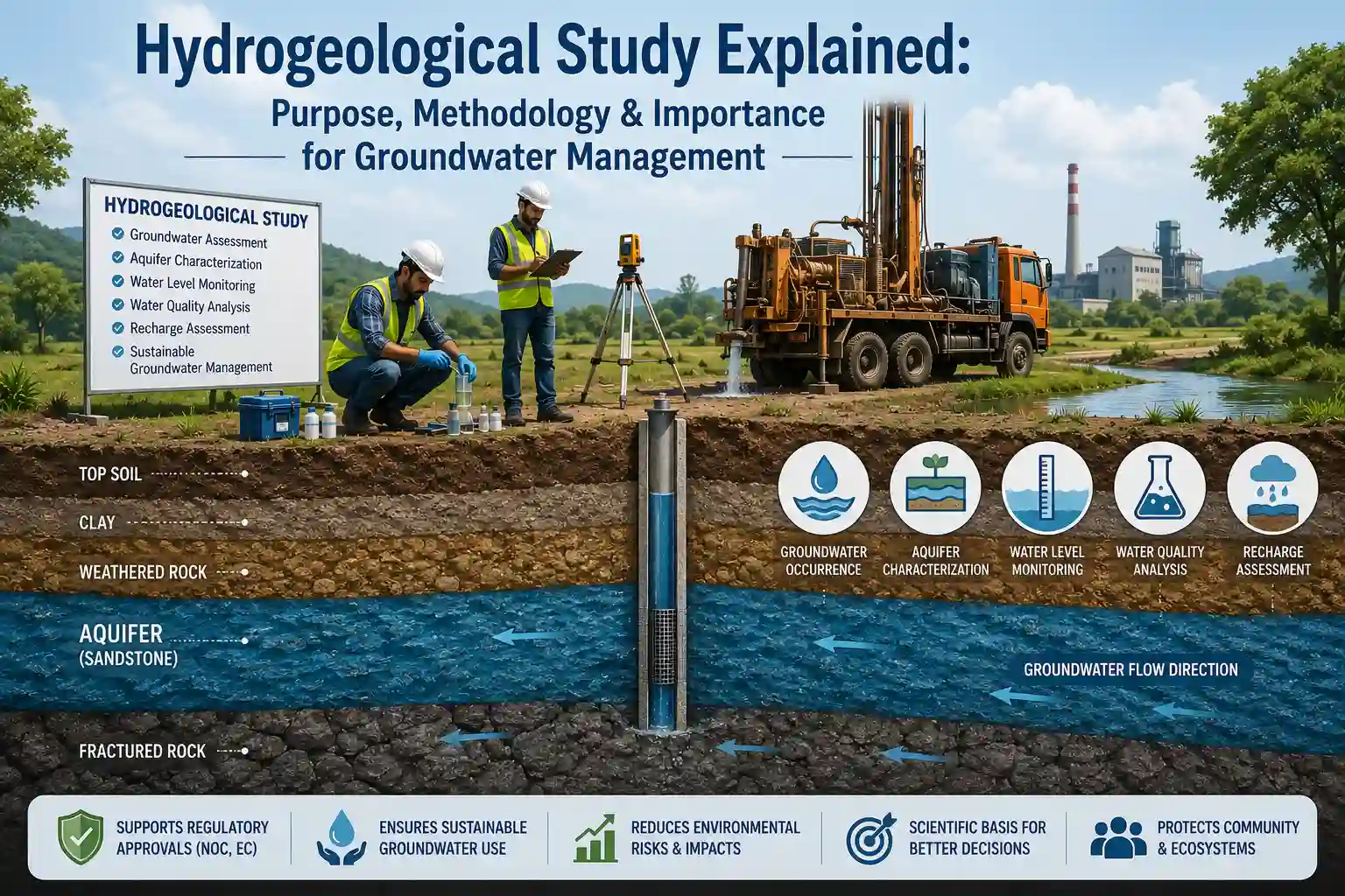 Hydrogeological Study Explained: Purpose, Methodology & Importance for Groundwater Management