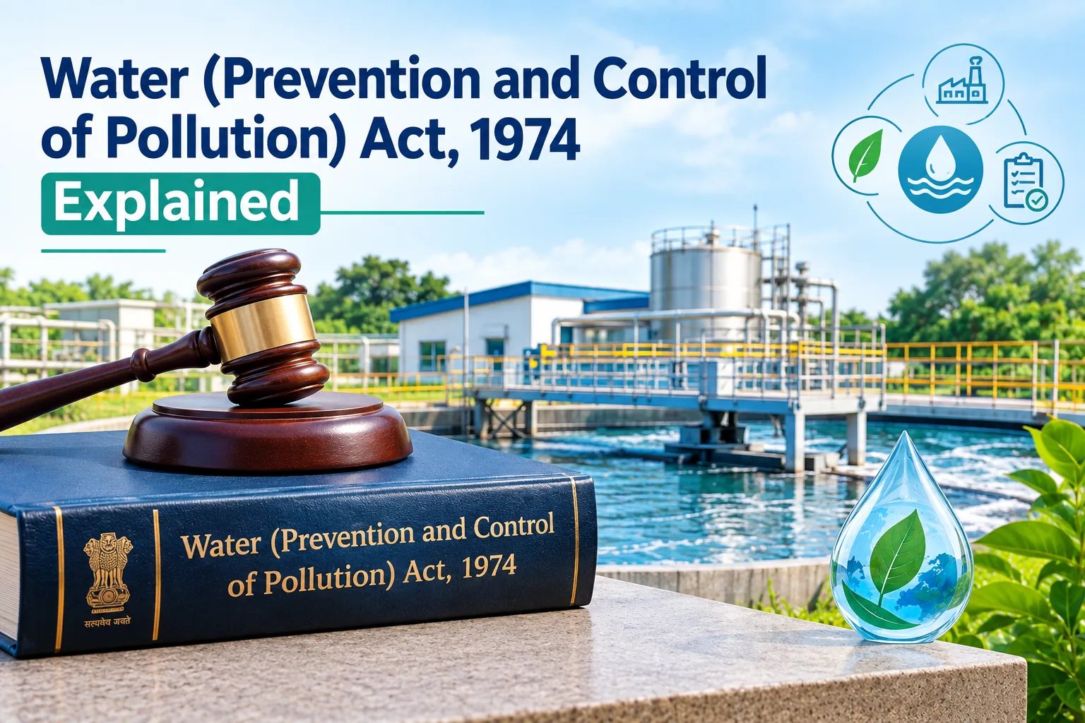 Water Act 1974 – key provisions, water pollution control and industrial compliance in India