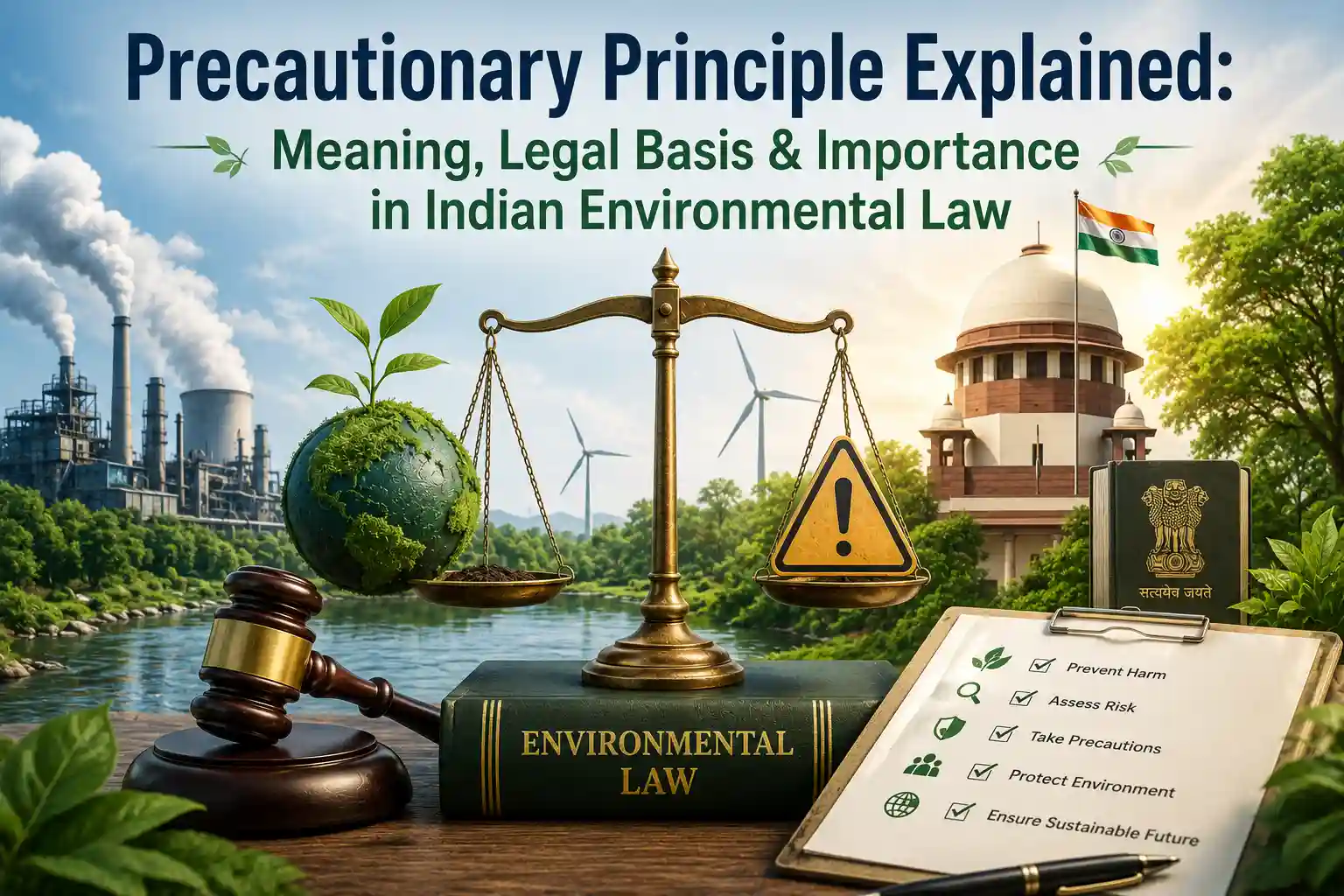 Industrial environmental compliance guided by the Precautionary Principle.