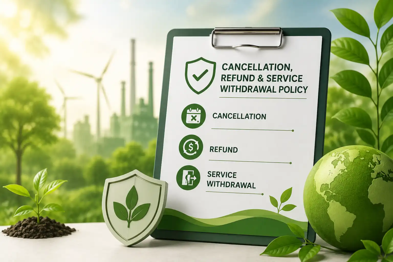 Environmental clearance appraisal cancellation and refund policy illustration for MoEFCC compliance services